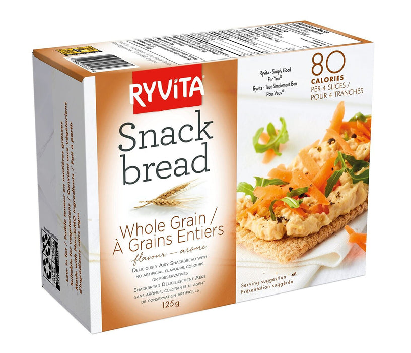 RYVITA Whole Grain Snackbread, 125g