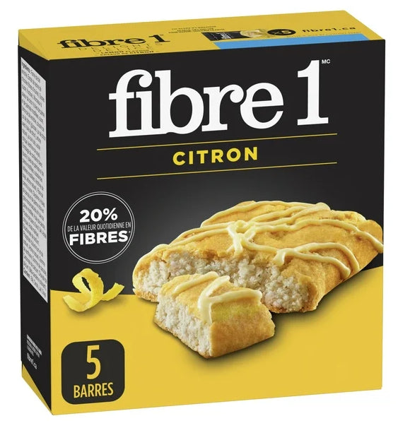 Fibre 1 Delights Lemon Flavor Bars, 125g