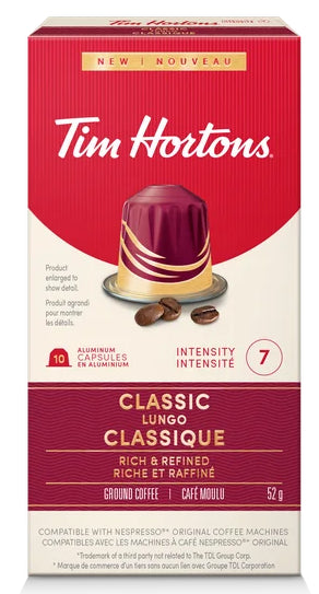 Tim Hortons Nespresso Compatible Capsules, 10ct, 52g