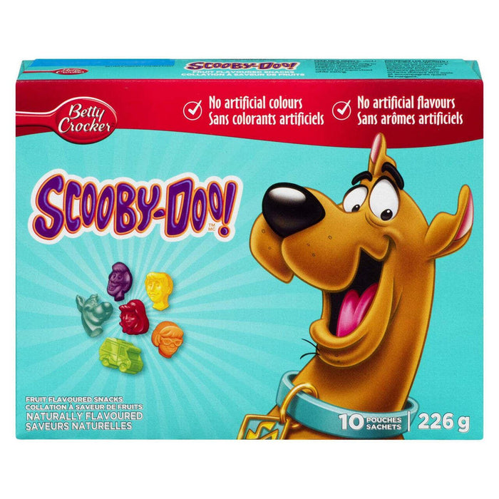 Betty Crocker Scooby Snacks Fruit Snacks 226g/8oz Each 4 Boxes