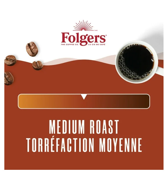 Folgers Lively Colombian Decaf Medium Roast K-Cup Coffee Pods, 12 Count, 108g