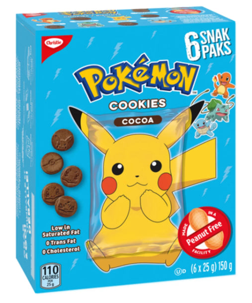 Christie Pokemon Cocoa Snack Packs 150g