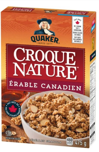 Quaker Harvest Crunch Canadian Maple Granola Cereal, 475g