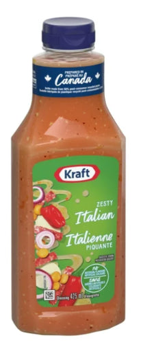 Kraft Zesty Italian Salad Dressing, 425ml