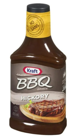 Kraft BBQ Sauce, Hickory, 455ml