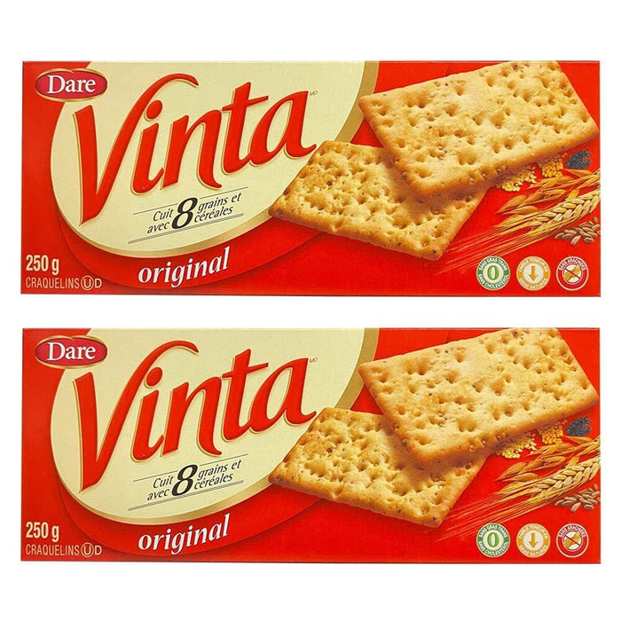 Dare Vinta Original Crackers, Dare, 250g/9oz, 2 BOXES