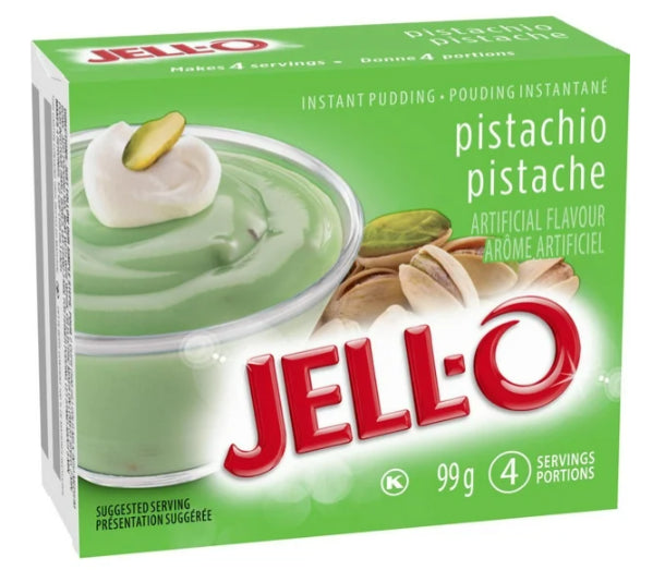 Jell-O Pistachio Instant Pudding Mix, 99g