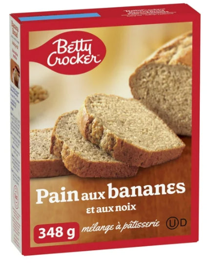 Betty Crocker Banana Bread with Walnuts Baking Mix, 348g