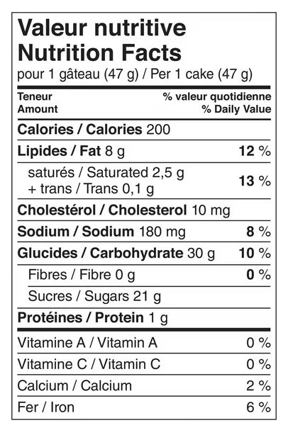 Vachon 1/2 Lune Moon Chocolate Flavour Cakes, 282g