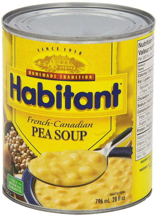 Habitant French Canadian Pea Soup 796ml/28 FlOz Single Can