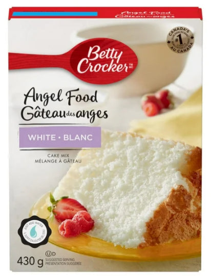 Betty Crocker Angel Food Cake Mix, White, 430g