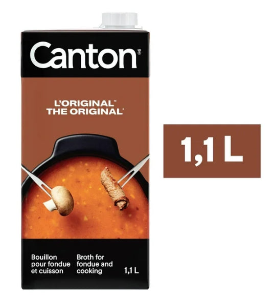 Canton The Original Broth for Fondue and Cooking, 1.1L