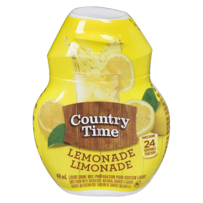 Country Time Liquid Drink Mix, Lemonade, 48mL 12 BOTTLES - CanadaGrocery