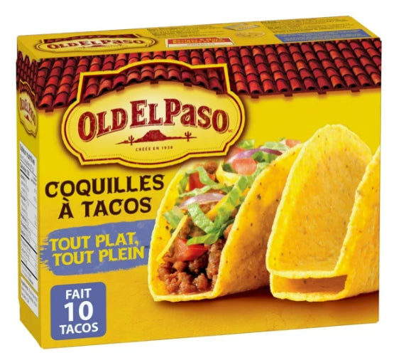 Old El Paso Stand n Stuff Taco Shells, Gluten Free, 10 Count, 133g