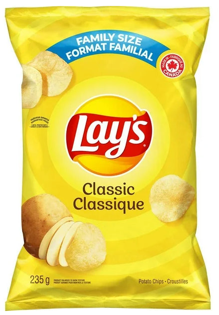 Lay's Classic Potato Chips, 235g