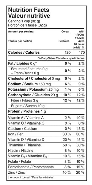Kellogg's Canadian Corn Pops Cereal, Jumbo Size, 730g