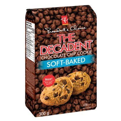 President's Choice The Decadent Soft-Baked Chocolate Chip Cookies 300g