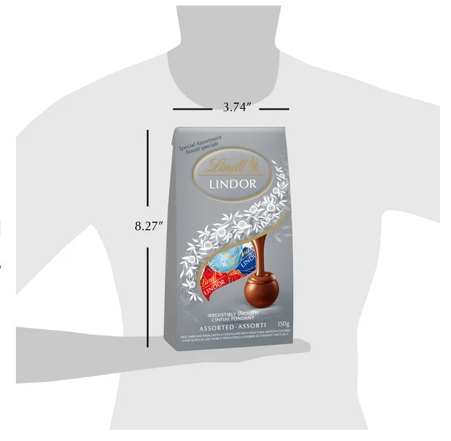 Lindt LINDOR Special Assorted Chocolate Truffles, 150g Bag