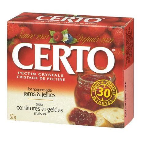 CERTO Pectin Crystals for Jams and Preserves, 57g