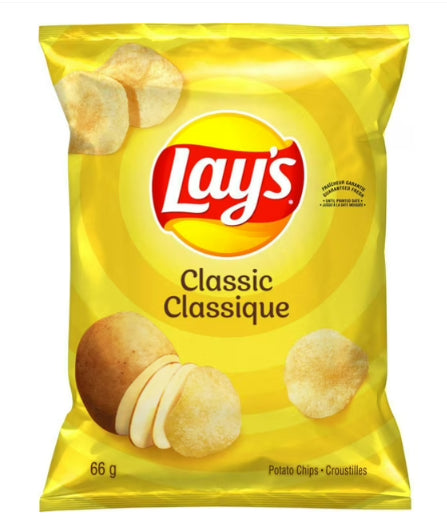 Lay's Classic Potato Chips, 66g