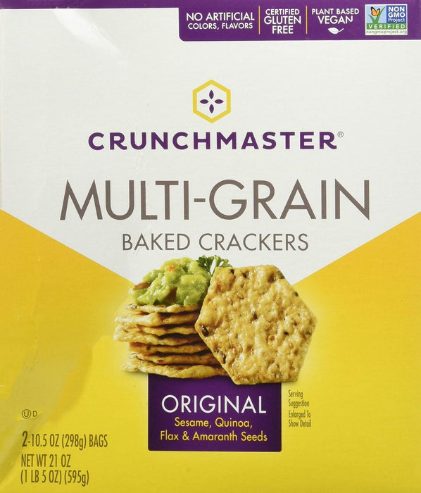 Crunchmaster Multi Grain Baked Crackers 595g/1lb 5oz, BOX