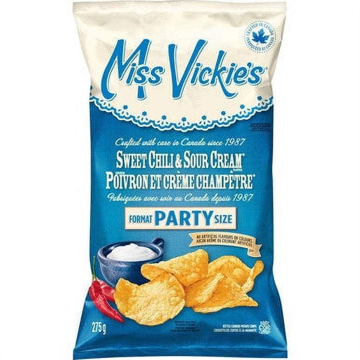 Miss Vickies Kettle Cooked Sweet Chili & Sour Cream Potato Chips, 275g/9.7oz