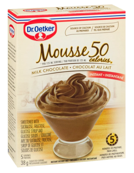 Dr. Oetker Shirriff Instant Dessert Mix Mousse Light Chocolate 38g