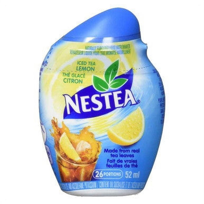 Nestea Iced Tea Liquid Lemon Drink Flavoring Bottles, 52ml Each 12 Bottles