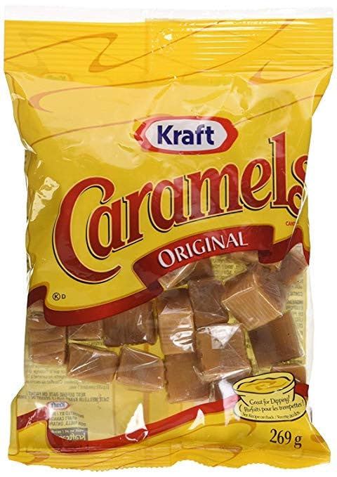 Kraft Original Caramels Chewy Candy 269g/9.5oz Bag