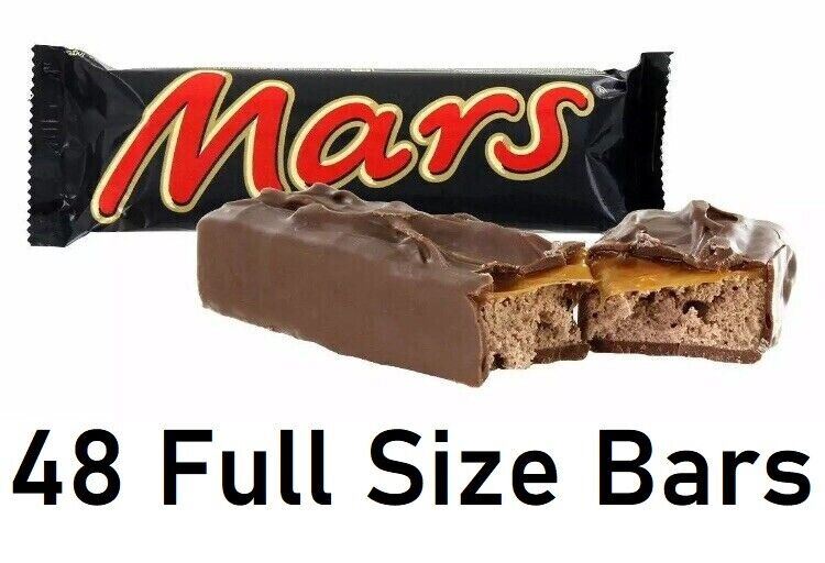 Mars Caramel Chocolate Candy Bars 52g Each 48 Count