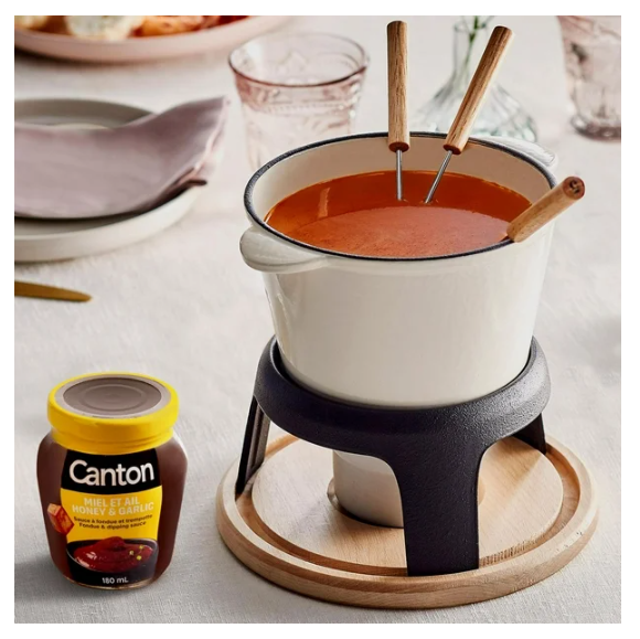 Canton Honey and Garlic Fondue and Dipping Sauce, 180mL