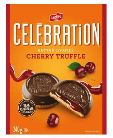 Celebration Cherry Truffle Chocolate Cookies, 240g