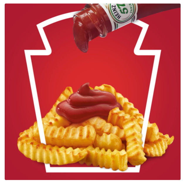 Heinz Tomato Ketchup Glass Bottle 375ml