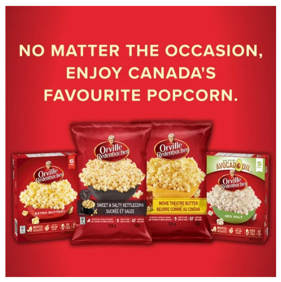 Orville Redenbacher Popcorn Ready-to-Eat Sweet & Salty Kettlecorn, 220g