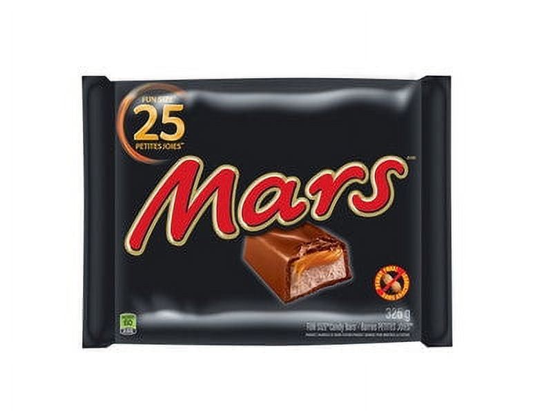 Mars Milk Chocolate Halloween Candy Bars, 25 Mini Bars 325g/11.5oz Bag