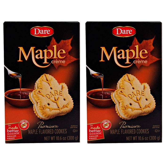 Dare Maple Creme Cookies 10.2oz 2 BOXES