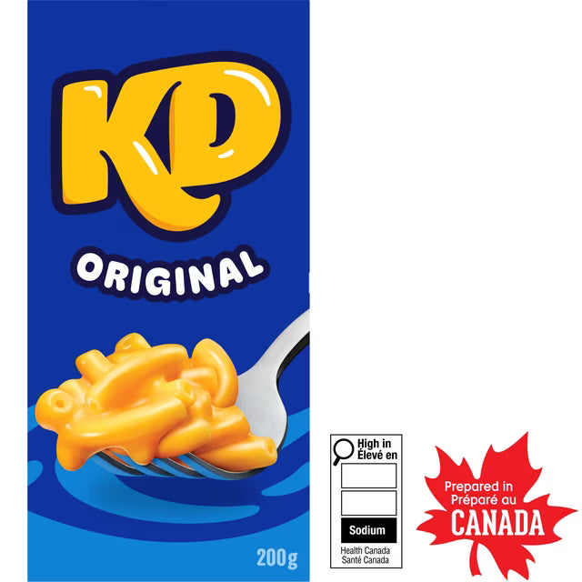 Kraft Dinner Original Macaroni and Cheese, 200g