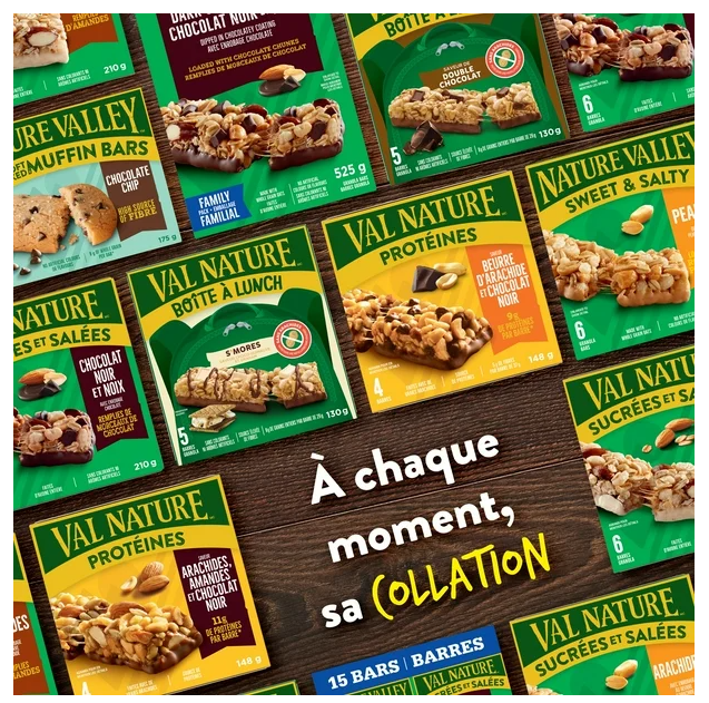 Nature Valley Granola Bars, Sweet and Salty Nut, Roasted Mixed Nut, 6 Bars, 210g