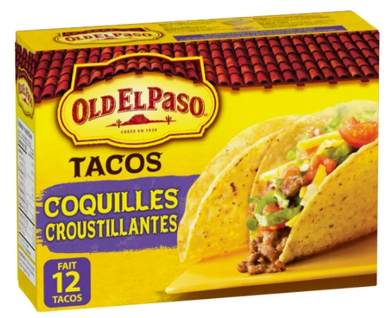 Old El Paso Gluten Free Taco Crunchy Shells, 125g