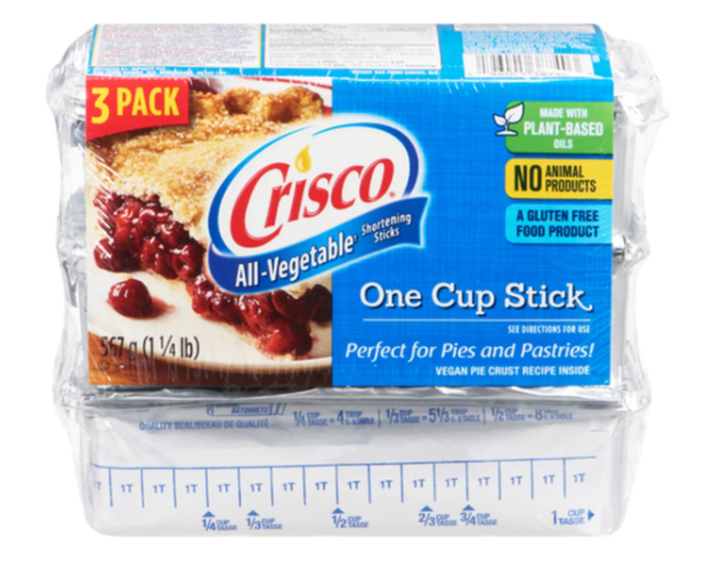 Crisco All Vegetable 3 Pack Shortening 567g