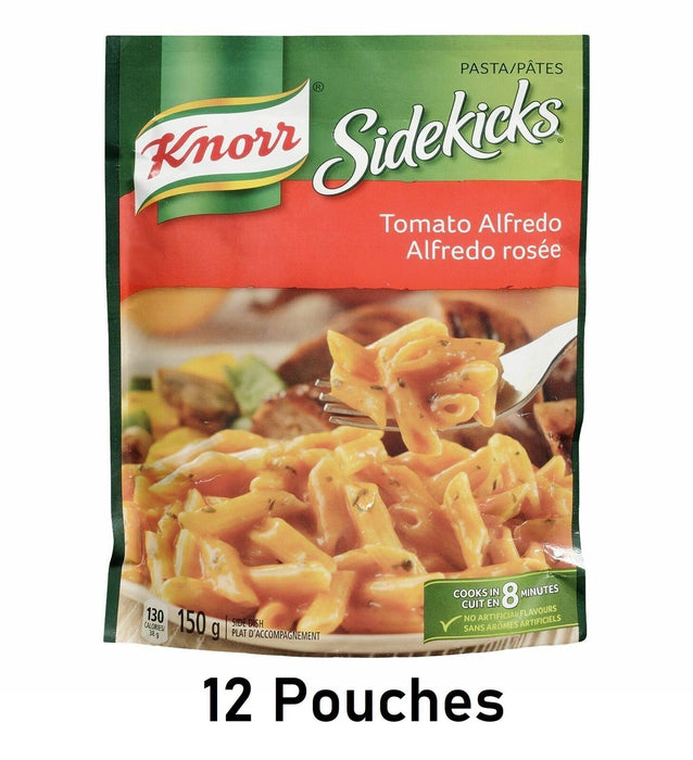 Knorr Sidekicks Tomato Alfredo Pasta Side Dish 150g/5.3oz Each 12 Pouches