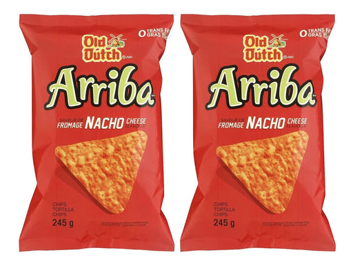 Old Dutch Chips Arriba Nacho Cheese 245g/8.6oz Each 2 Bags - CanadaGrocery