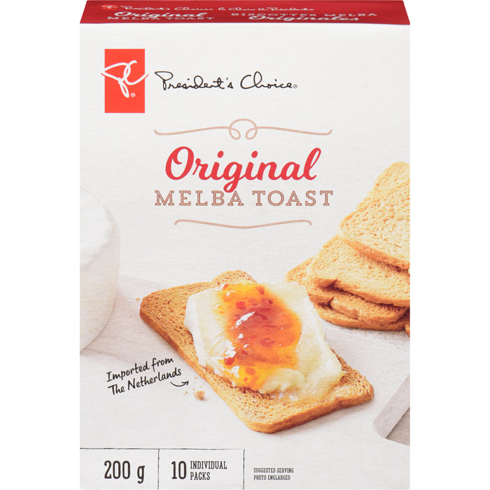 President's Choice Original Melba Toast Crackers, 200g/7oz Box