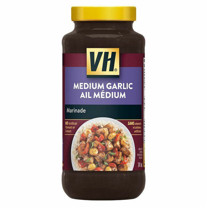 VH Medium Garlic Rib Sauce 341ml/11.5oz Each 12 Jars