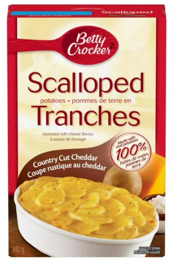 Betty Crocker Country Cut Cheddar Scalloped Potatoes, 142g