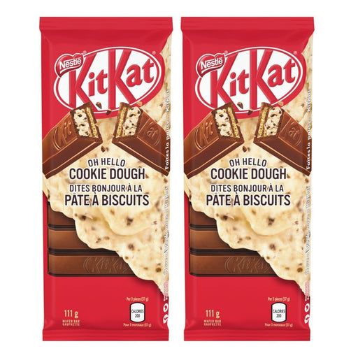 Kit Kat Cookie Dough Wafer Bar, 111g/3.9oz 2 BARS - CanadaGrocery