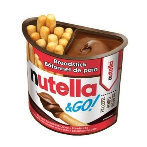 Nutella & Go Breadstick Chocolate Snack Packs, 16 units 52g/1.8oz each