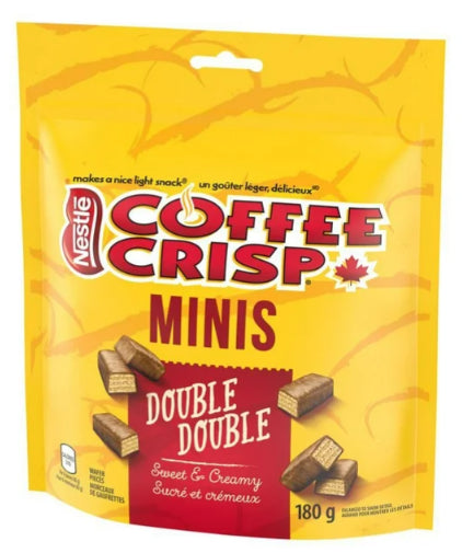 Coffee Crisp Minis Double Double Pouch, 180g