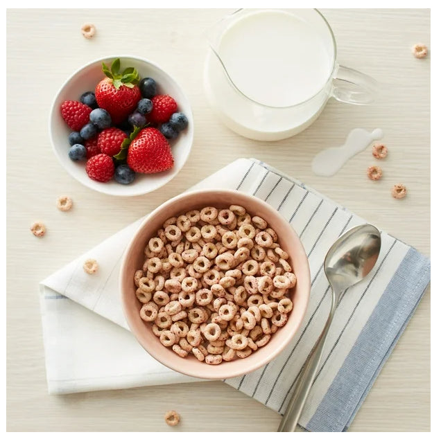 Very Berry Cheerios Breakfast Cereal, Gluten Free, Whole Grains, 411g
