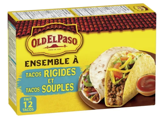 Old El Paso Hard & Soft Taco Dinner Kit, 340g